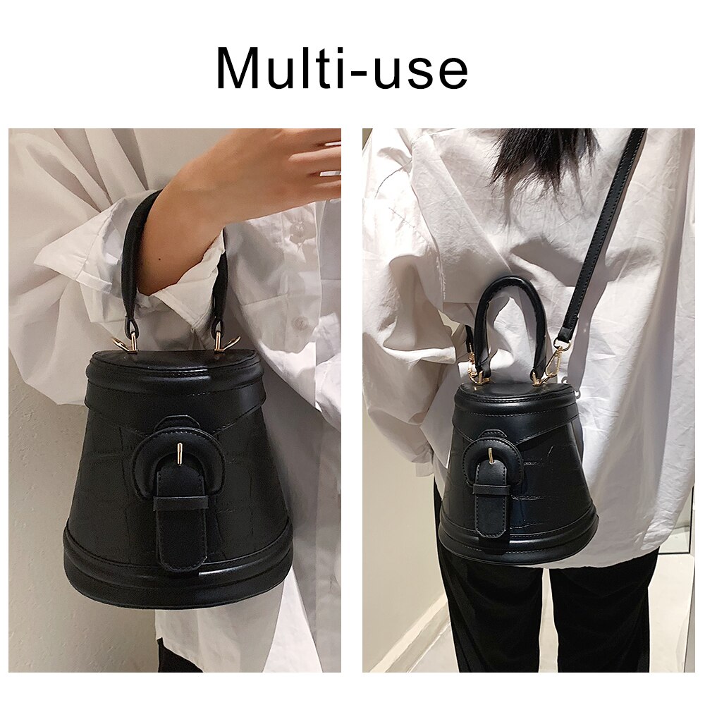 Crocodile Pattern PU Leather Handbag