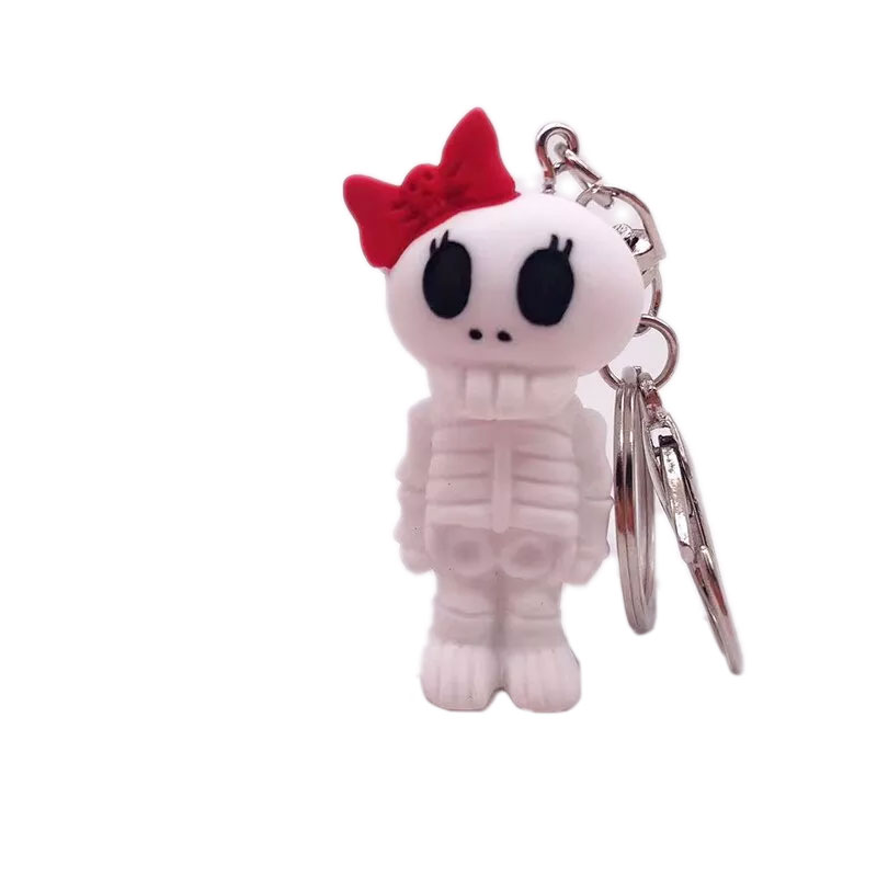 Cartoon Horror Skull Body Skeleton Keychain
