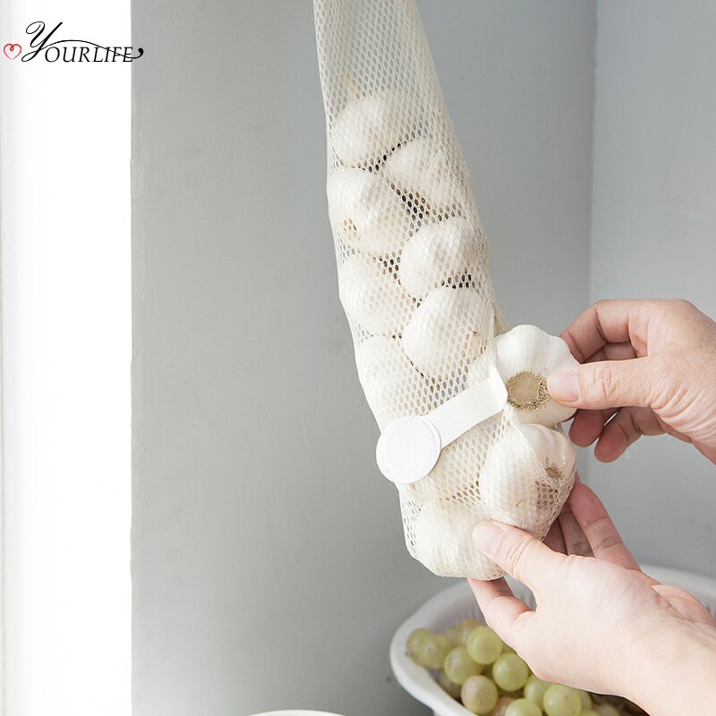 Kitchen Produce Bags Onion Potato Mesh Bag