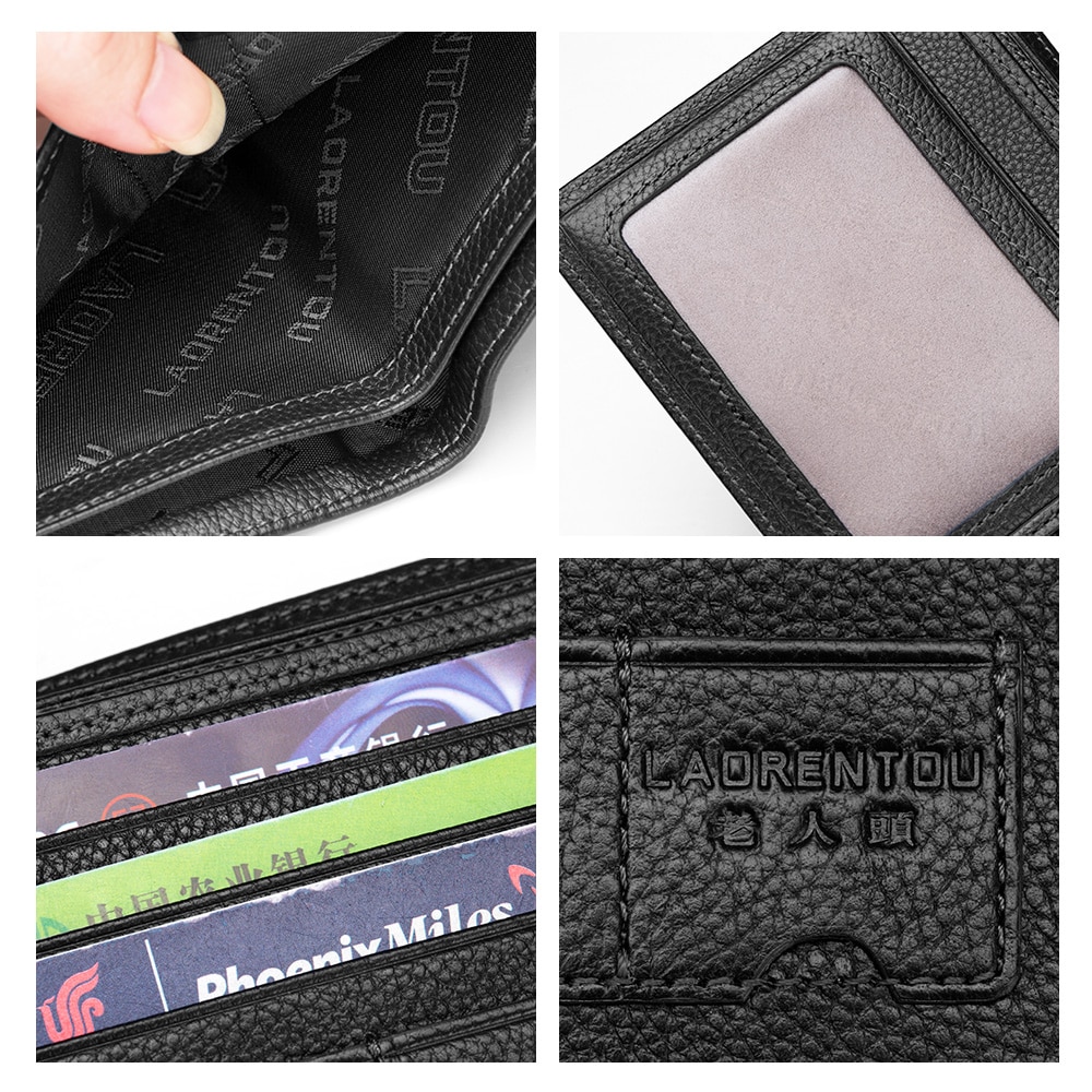 Wallet Men 100% Genuine Leather