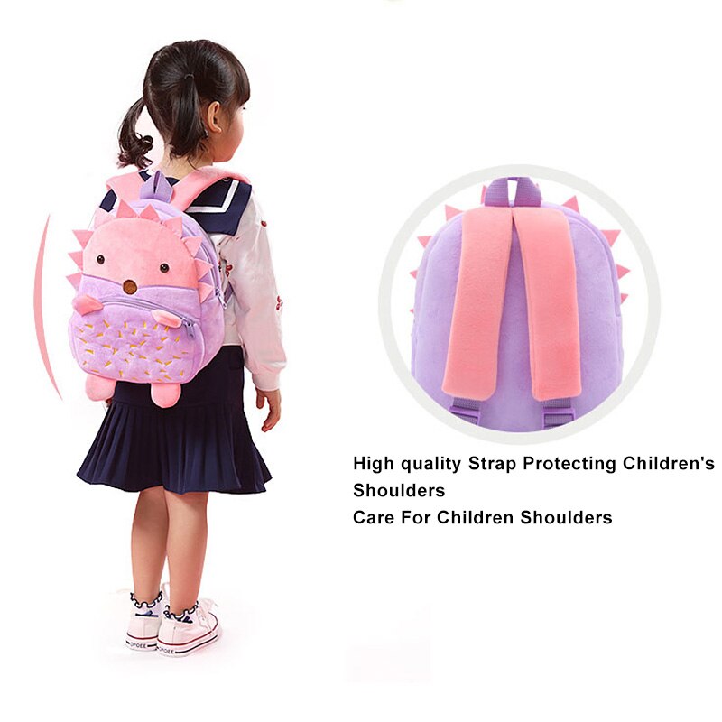Baby Plush Backpack Animal School Bag