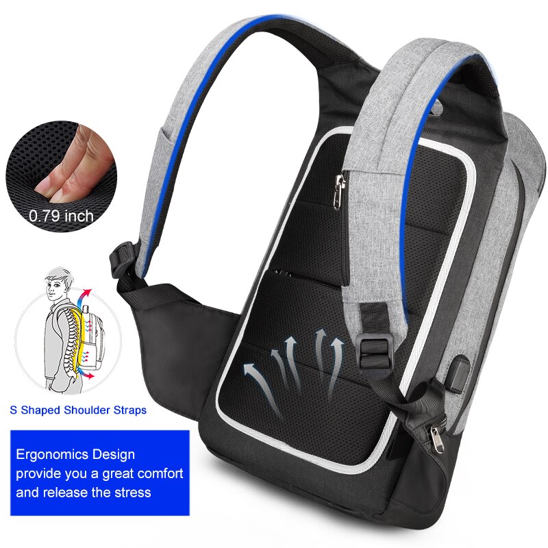 High Quality School Backpack Men