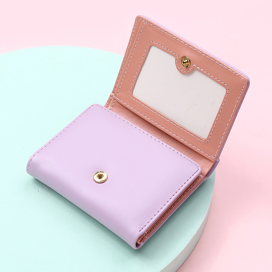 Short Cartoon Dinosaur Printed Wallet