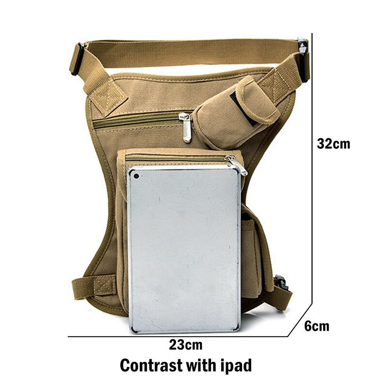 Men Canvas Drop Leg Bag