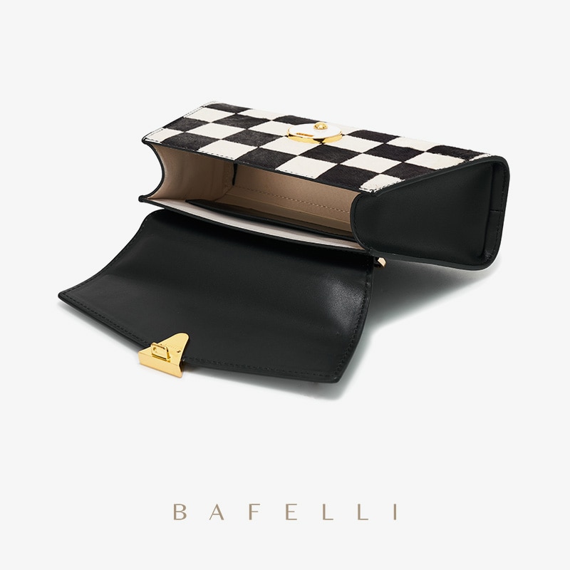 Crossbody Bag Winter Plaid