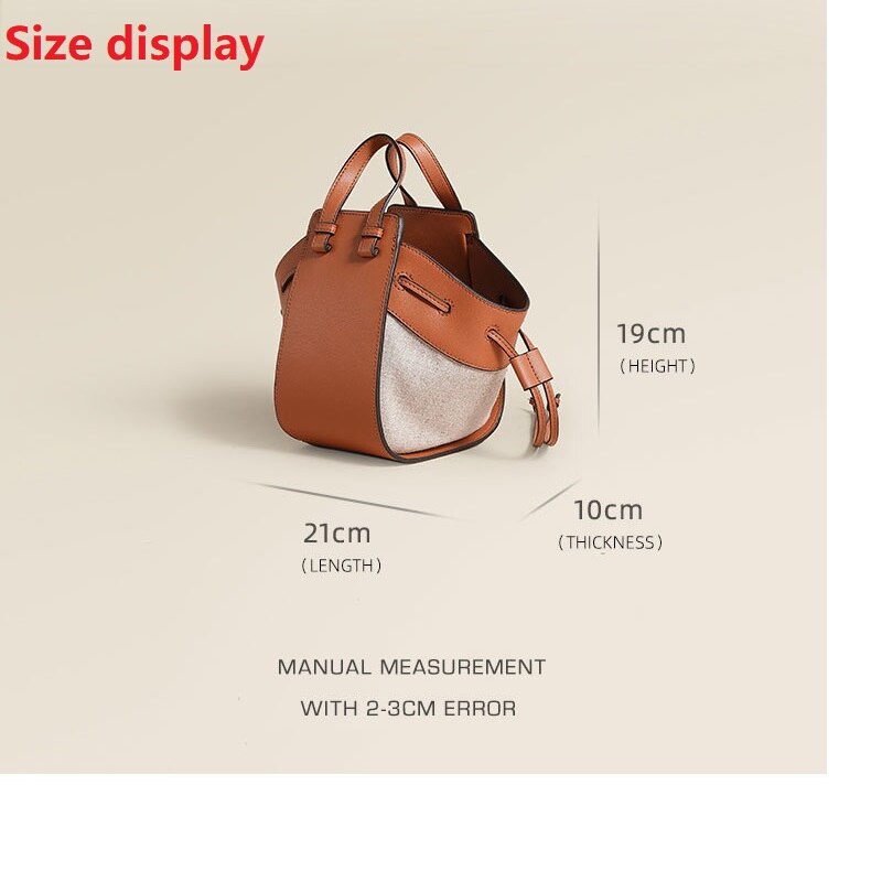 Fashion Drawstring Bucket Bag