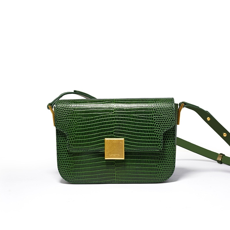 Retro All-match Knight Lizard Pattern Bag