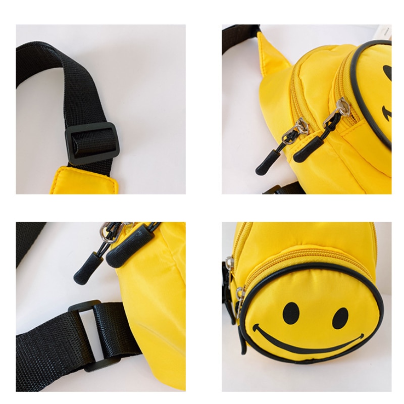 Cartoon Smile Children's Small Messenger Bag