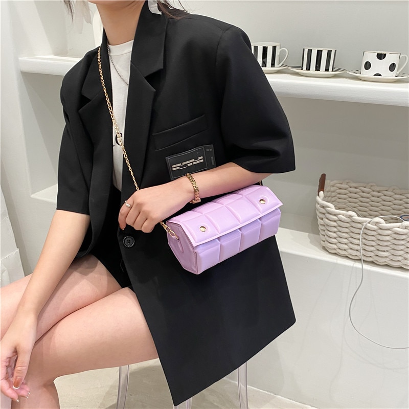 Fashion Cylinder Women's Shoulder Bag