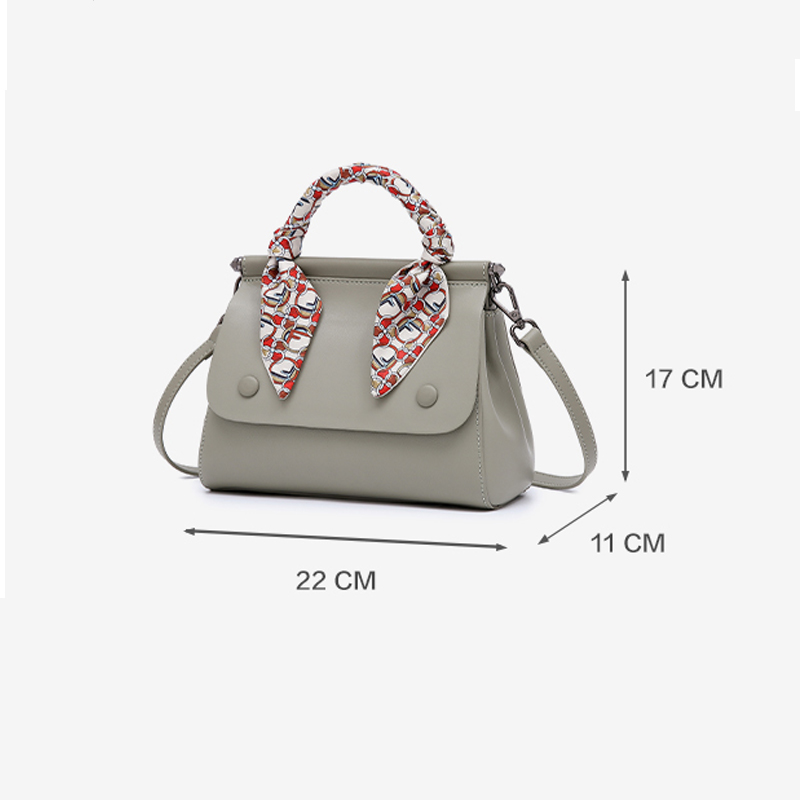 Split Leather Small Square Bag