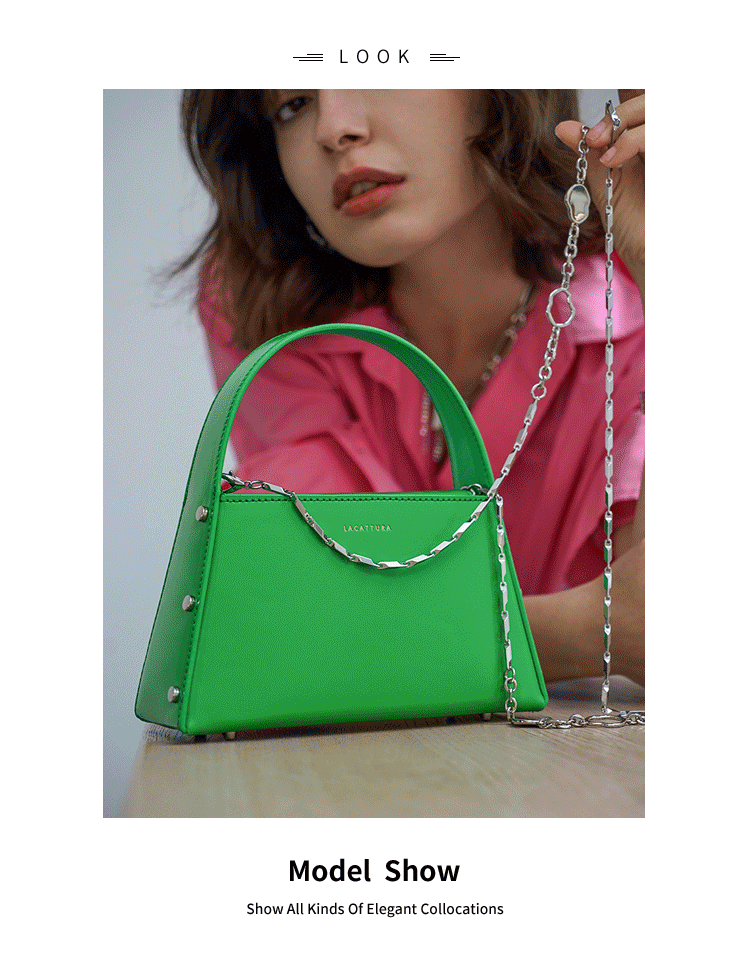 Top Handle Bag Genuine Leather