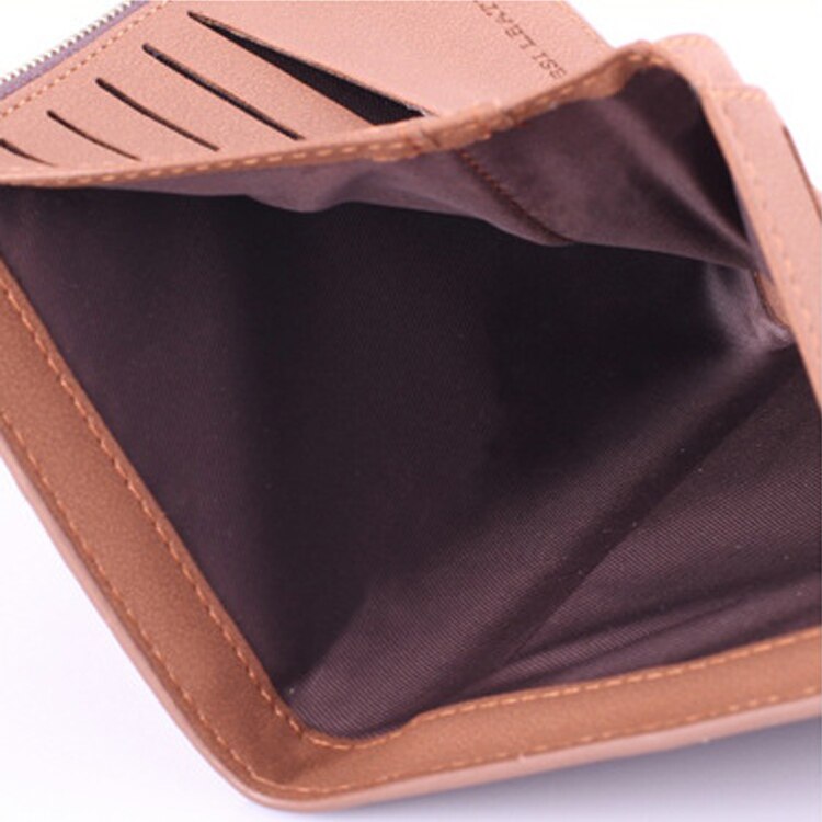 Men's Leather Wallet With Zipper