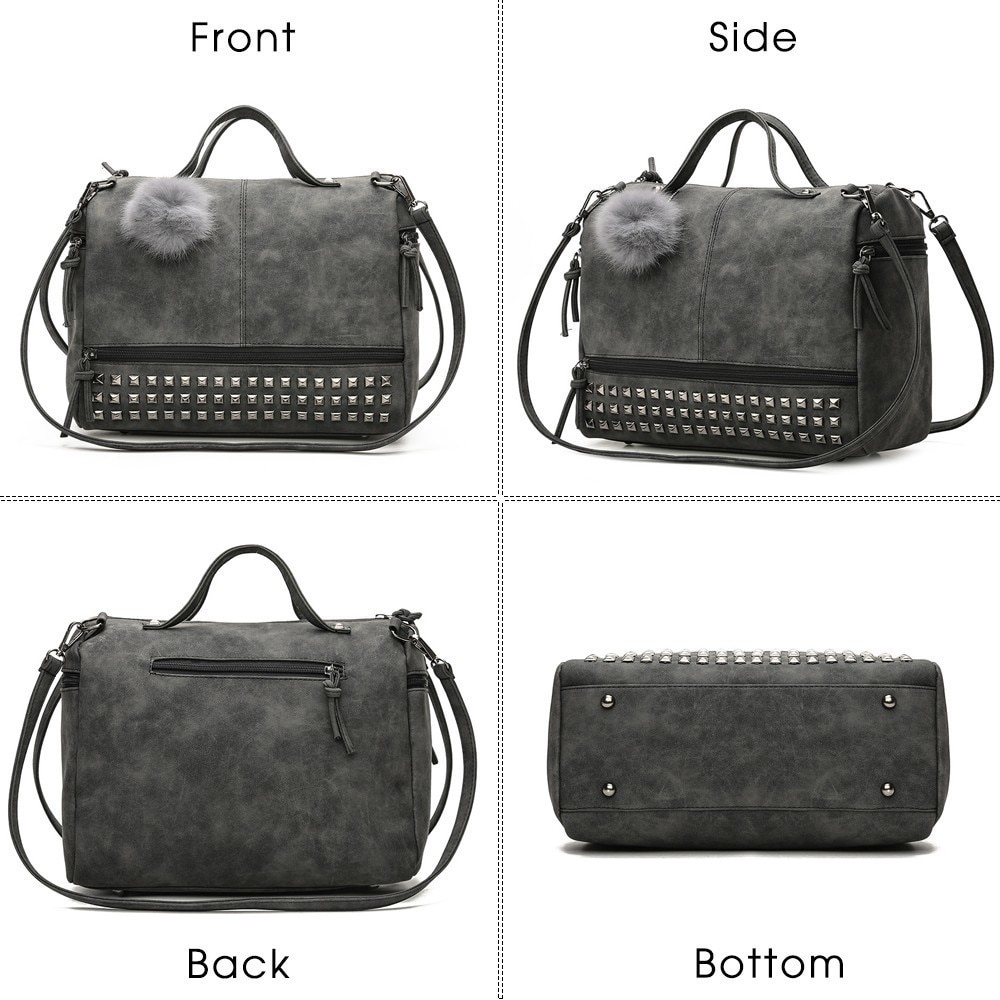 Rivet Larger Ladies Handbag
