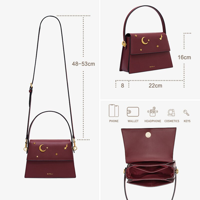 Wine Red Drink Star Handbag