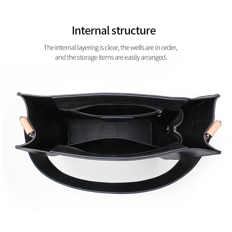 High Quality Leather Square Shoulder Bag