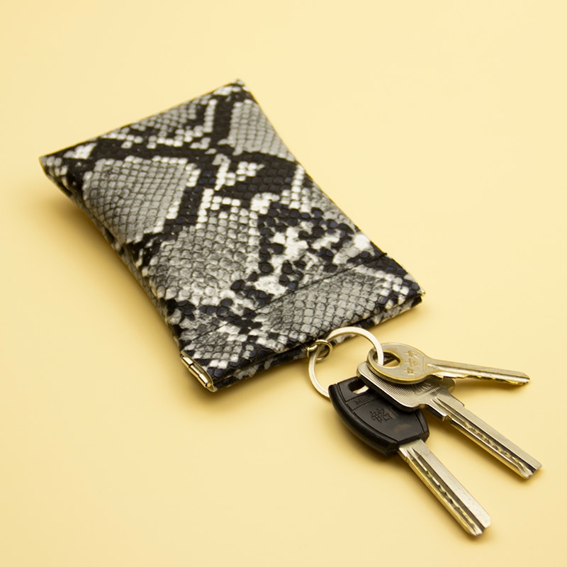 Leather Long Pocket Key Wallet