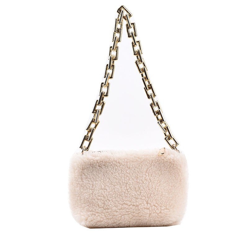 Fashion Soft Fluffy Plush Women Shoulder Bag