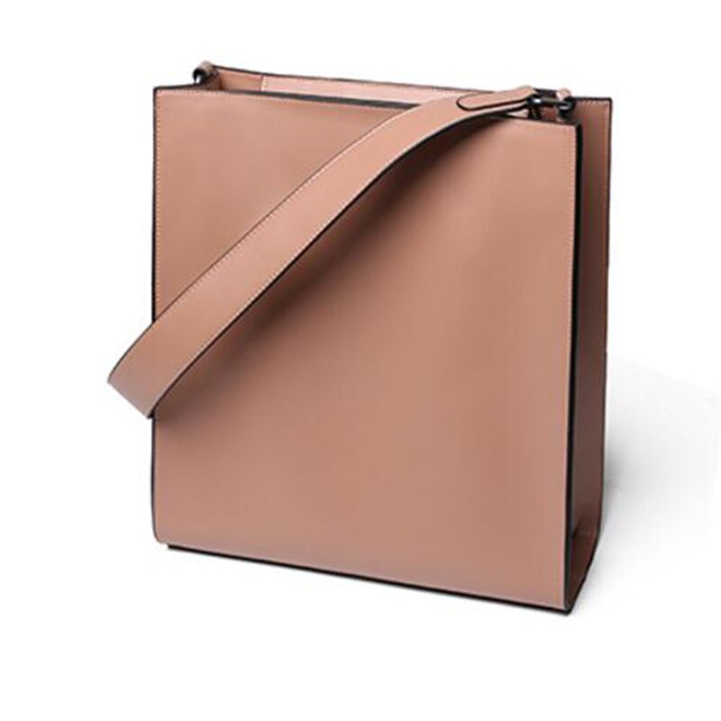 High Quality Leather Square Shoulder Bag