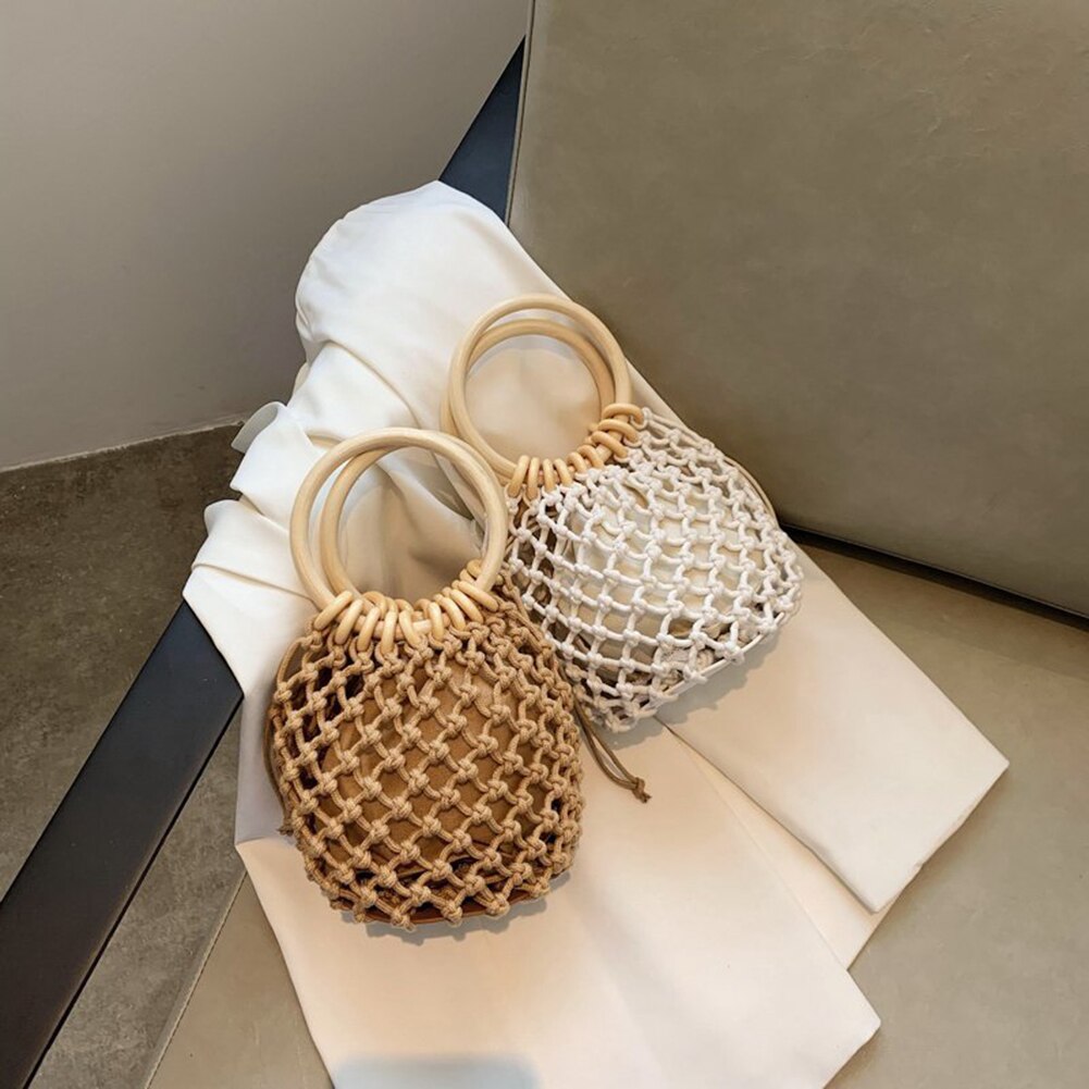 Summer Woman Woven Handbag