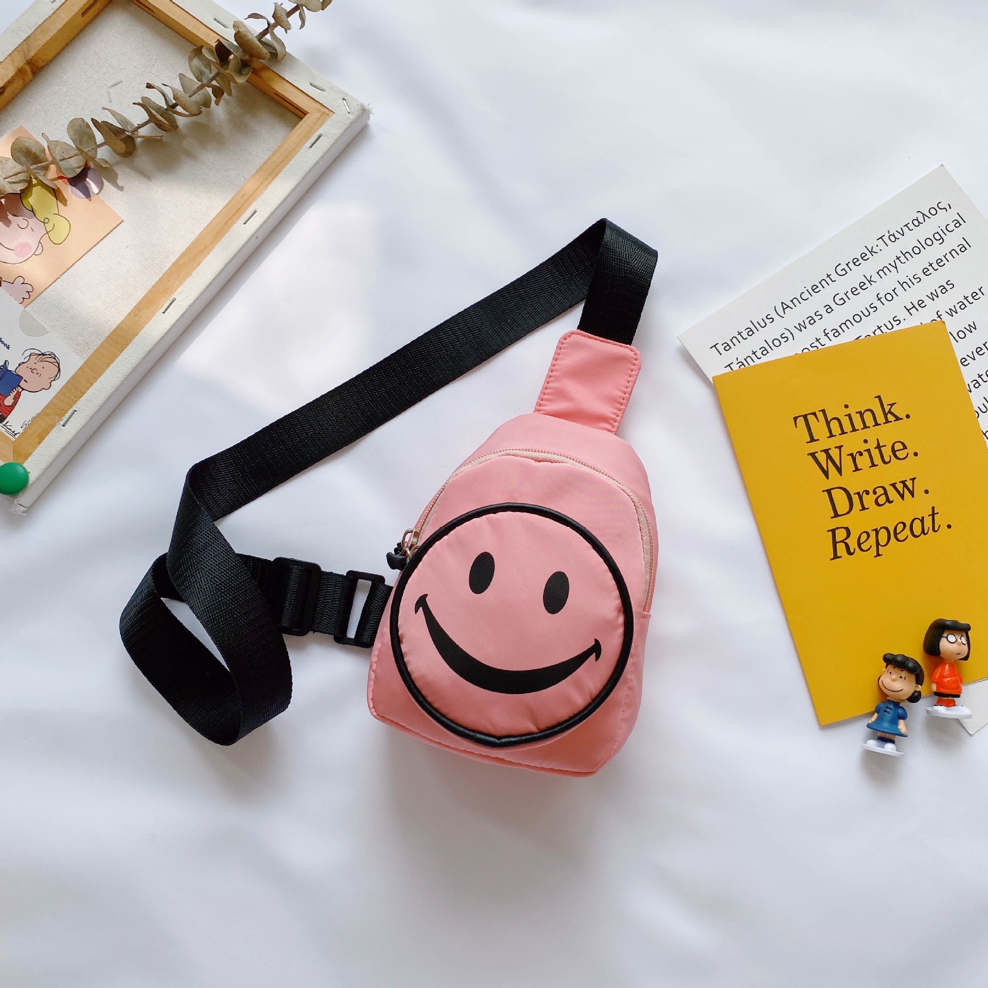 Cartoon Smile Children's Small Messenger Bag