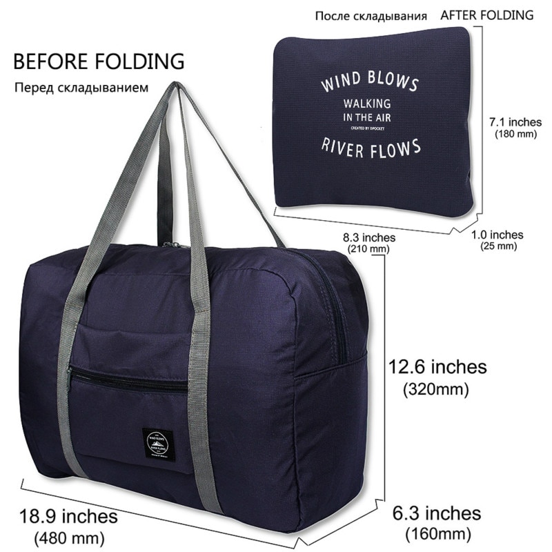 Nylon Foldable Travel Bag