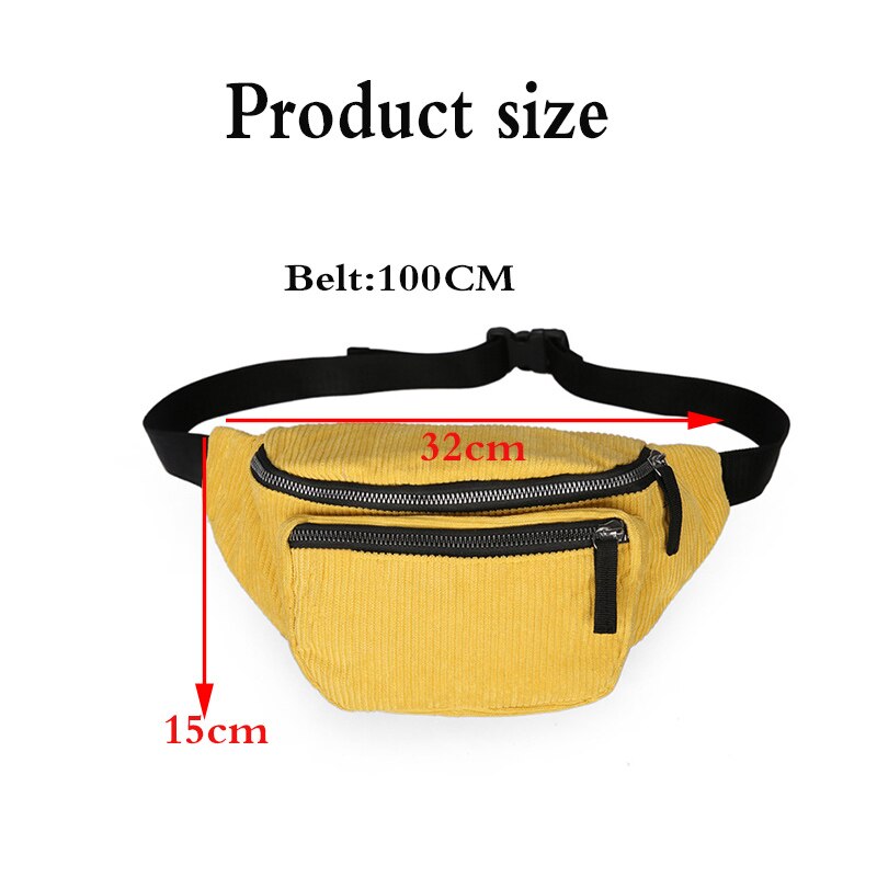 Unisex Zipper Chest Bag