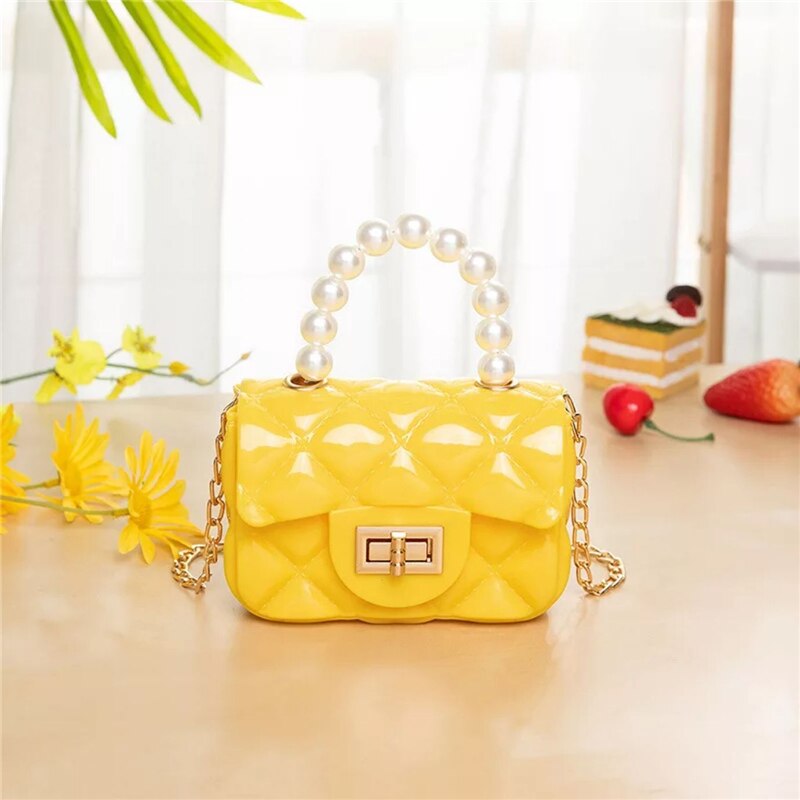 Jelly Purses and Handbags Cute Girls Mini Crossbody Bag