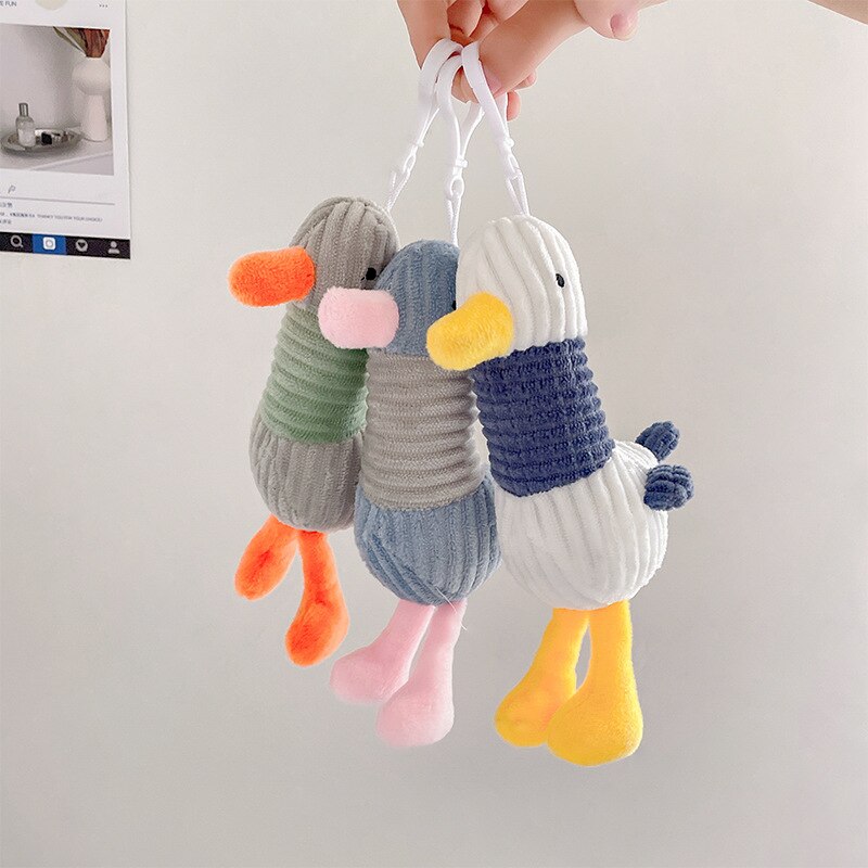 Stripe Duck Doll Bag Charm