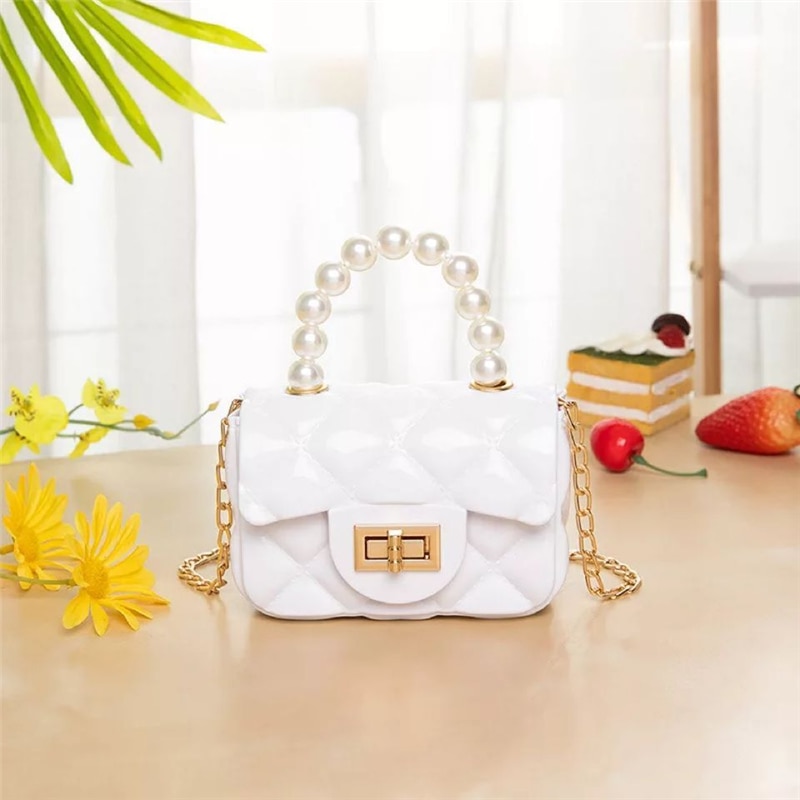 Jelly Purses and Handbags Cute Girls Mini Crossbody Bag