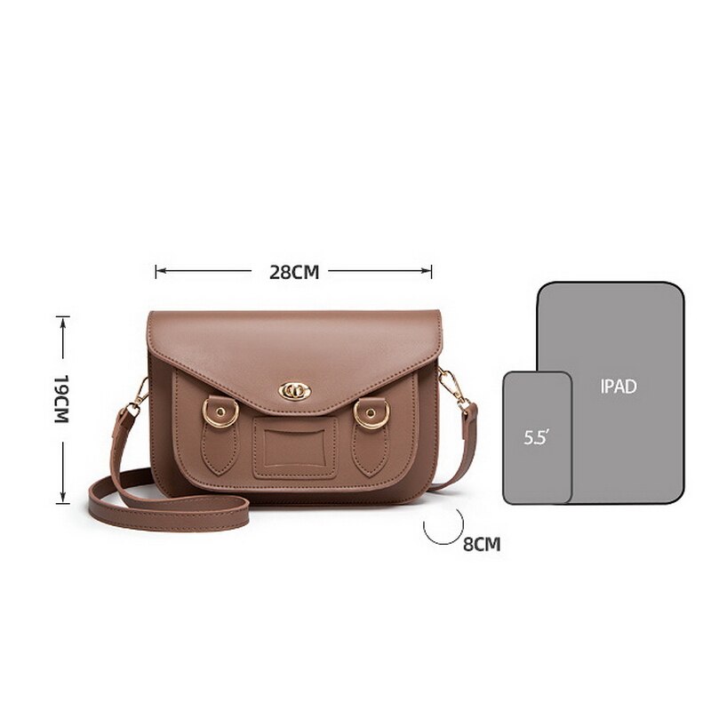 Preppy Style Satchels Bag