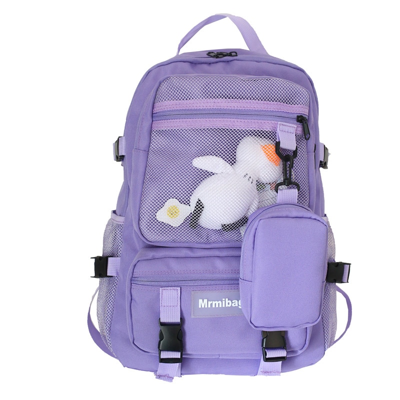 Waterproof Nylon School Bag Backpack