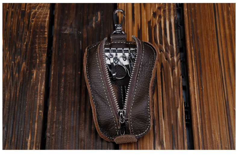 Genuine Leather Key Wallet