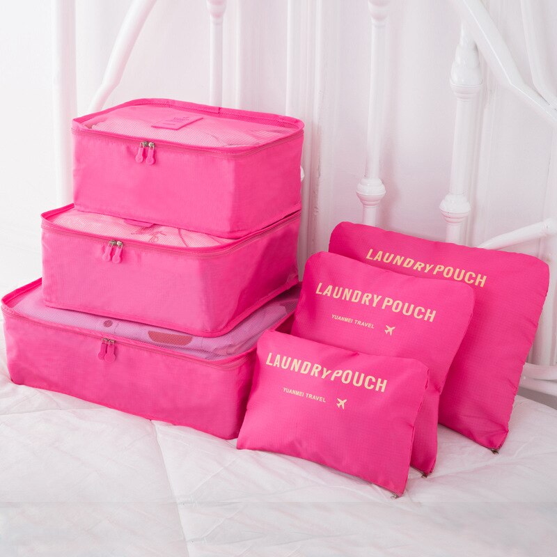 6 PCS Travel Storage Bag Set for Clothes