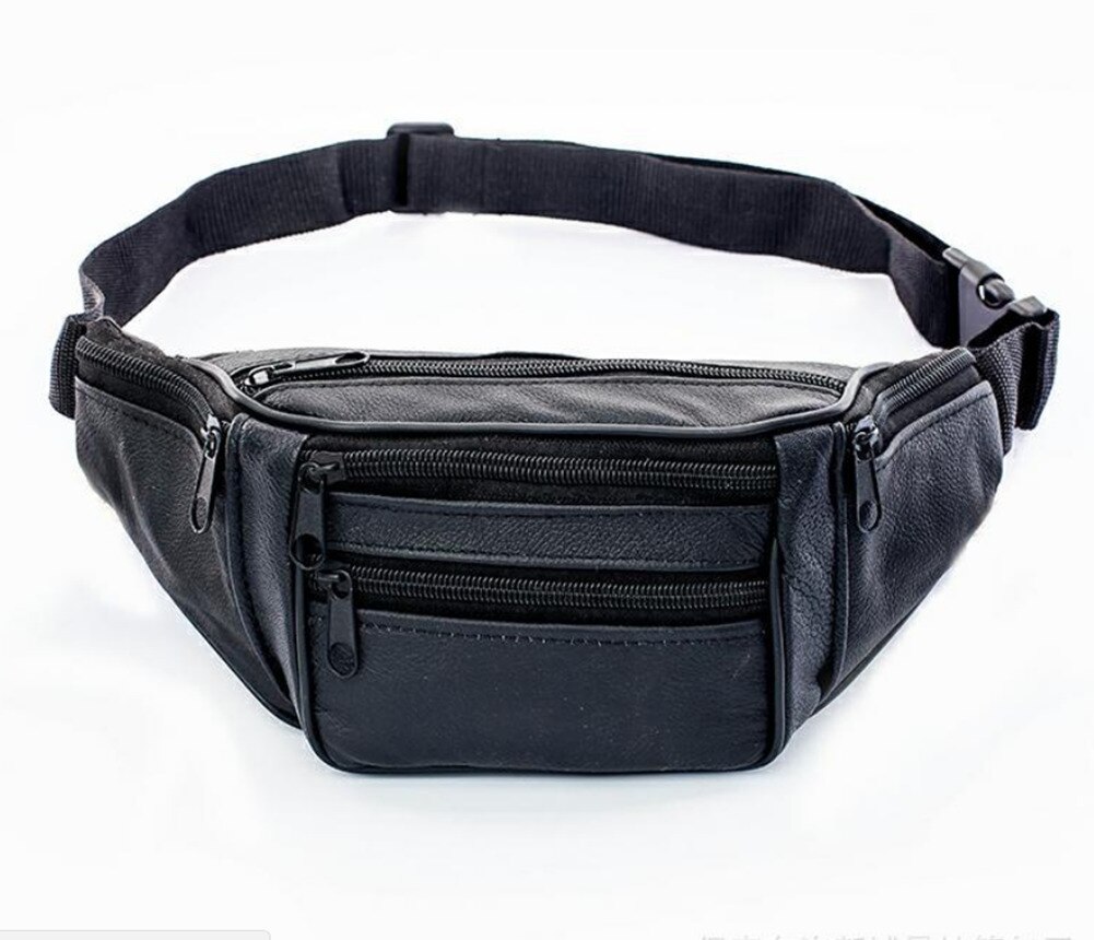 Hot Style Men Leather Fanny Pack