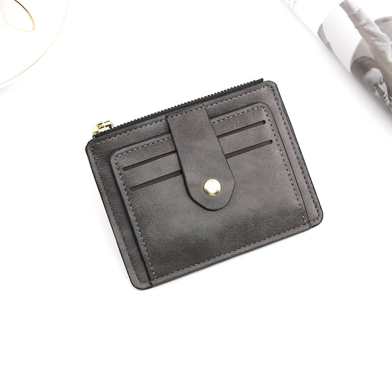 Credit ID Card Holder Slim Leather Wallet