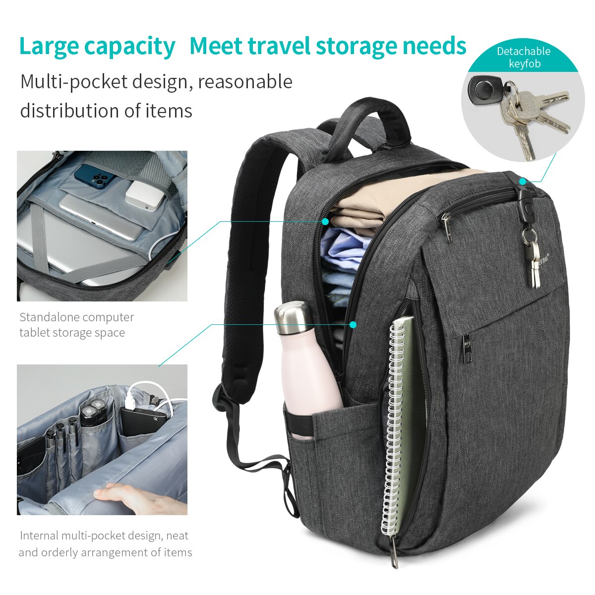 22L Large Capacity School Backpack