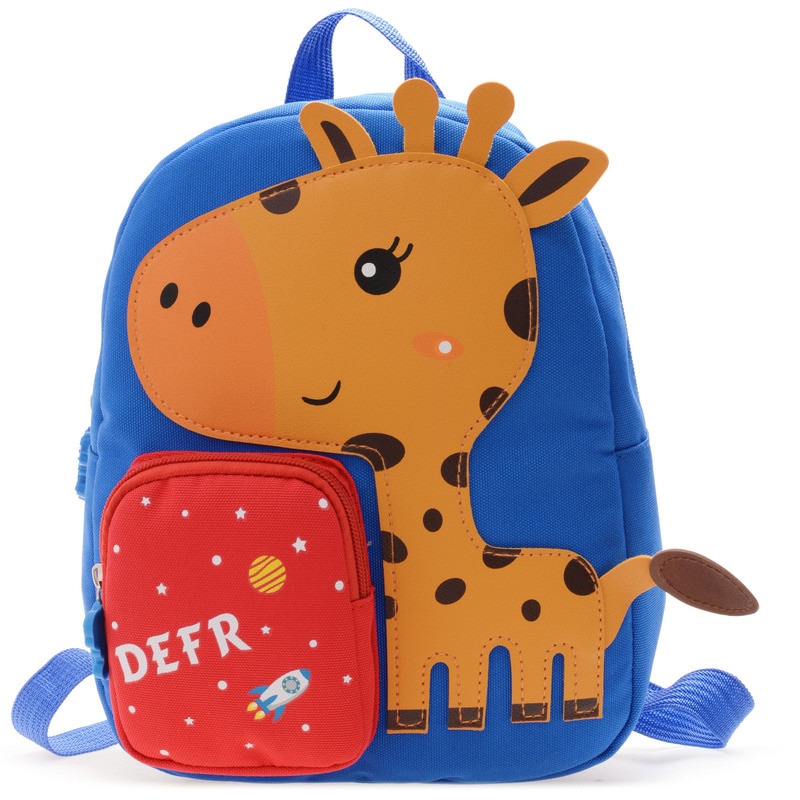 Cartoon Canvas Children School Backpack