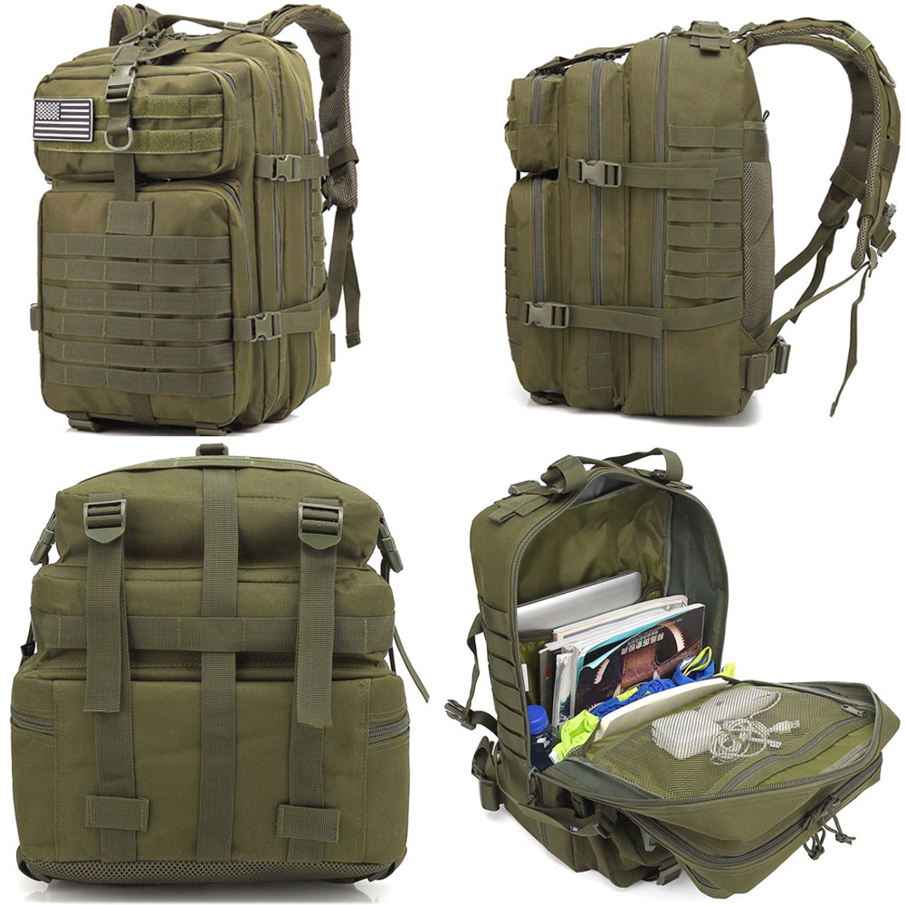 50L Large Capacity Army Backpack Men