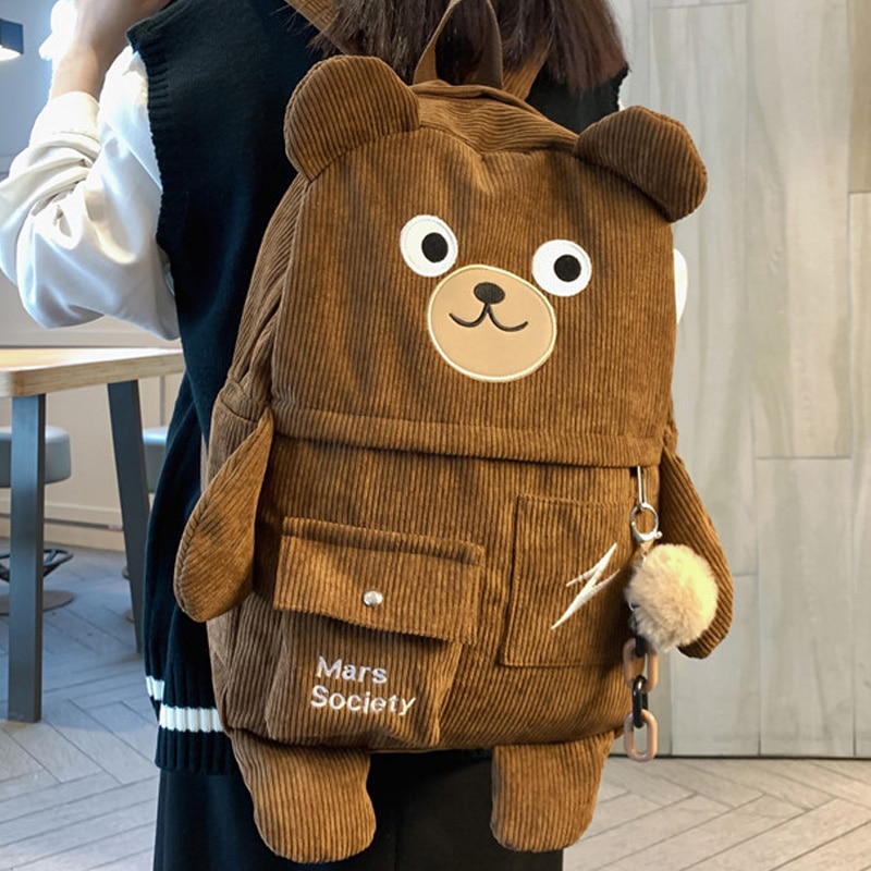 Bear Design Travel Bagpack
