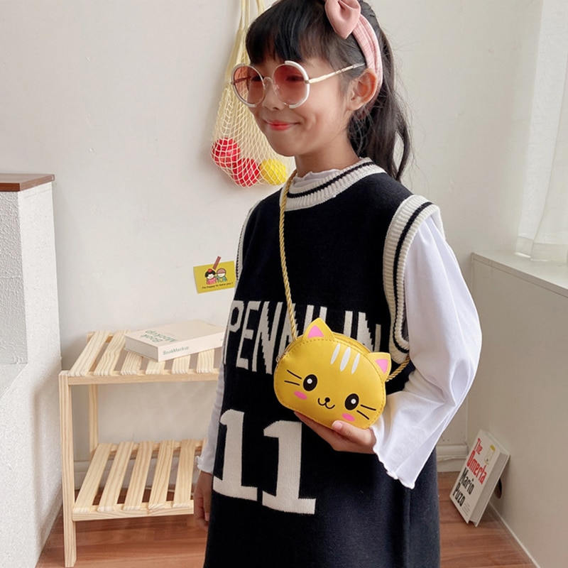 Anime Figures Purple Pink Cute Silicone Bag