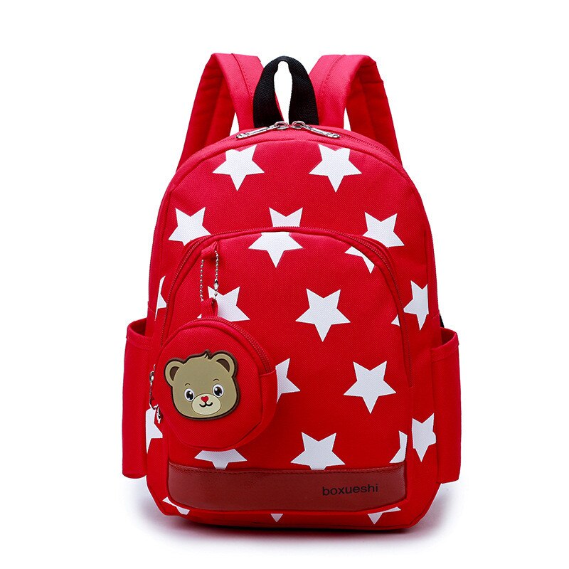 Star Print Kindergarten School Bag