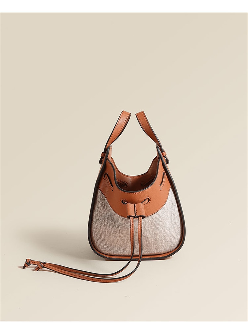 Fashion Drawstring Bucket Bag