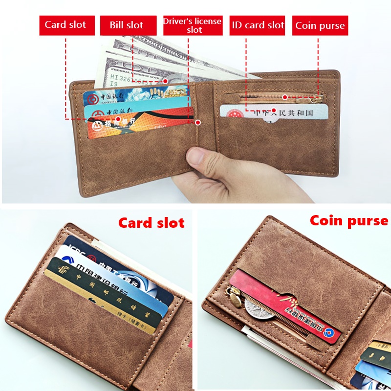 New Design Dollar Price Top Men Thin Wallet