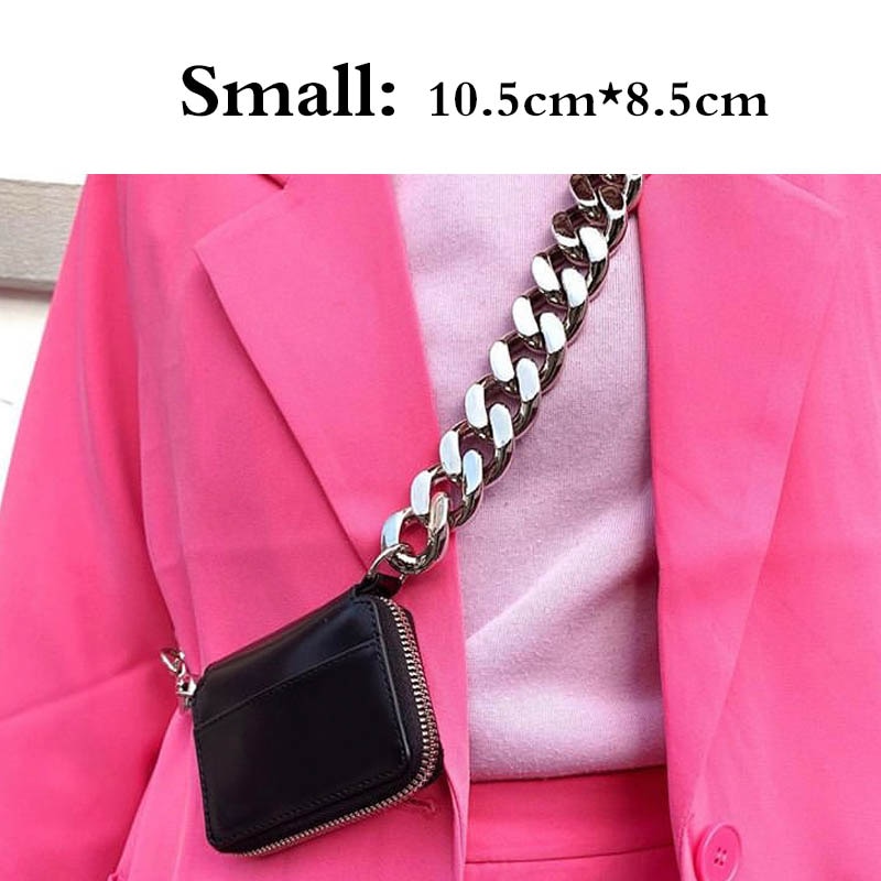 Thick Chain Strap Shoulder Bag