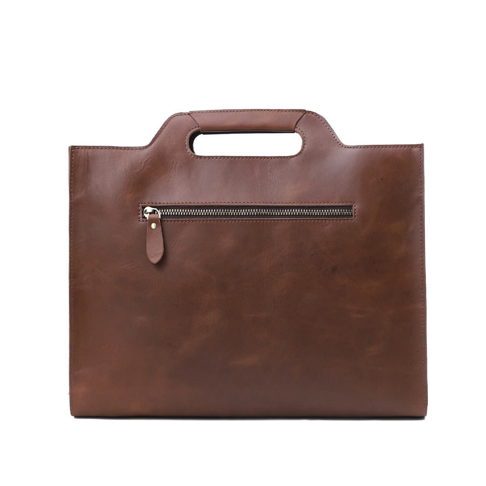 Horse Leather Briefcase Men Handbag