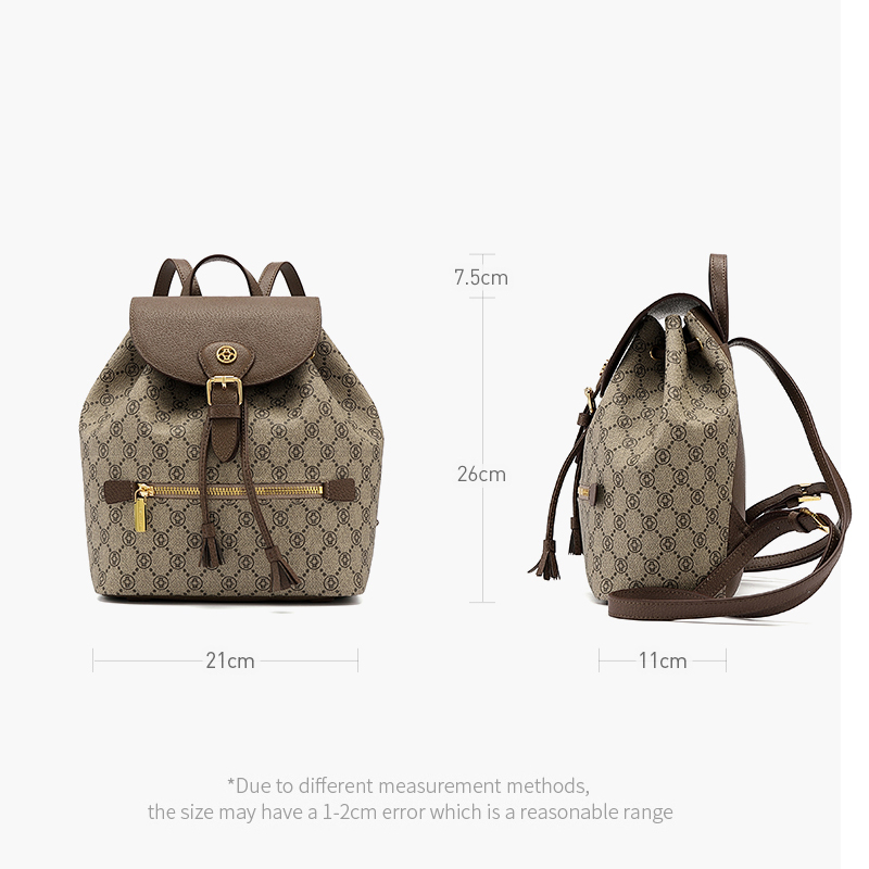 Large-capacity Fashion Trend Leather Backpack