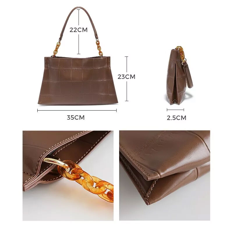 Soft Thin Underarm Shoulder Bag