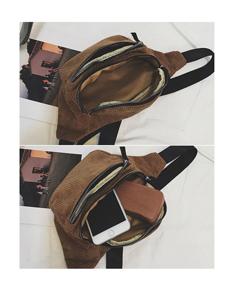 Unisex Zipper Chest Bag