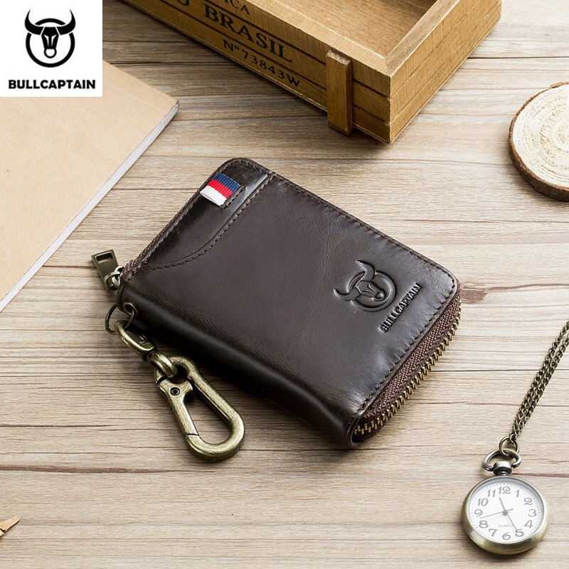 Genuine Leather Men's Key Bag