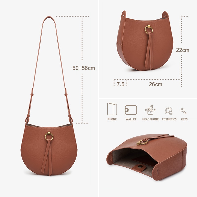 Classic Saddle Vintage Leather Bag